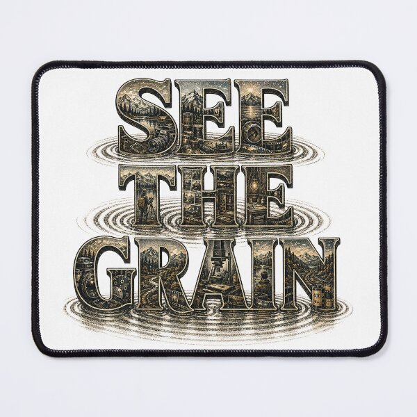 Item preview, See the Grain | Ripple Typography Film Photography Art designed and sold by Golden Era Studio.