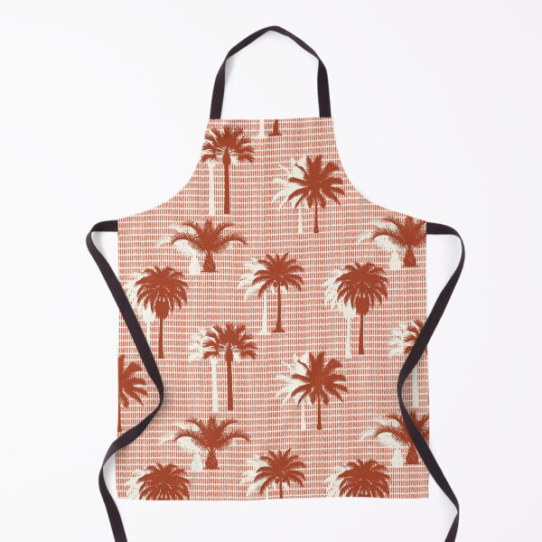 Item preview, Retro Blood Orange Tropical Palms Seamless Pattern designed and sold by MammothArt.