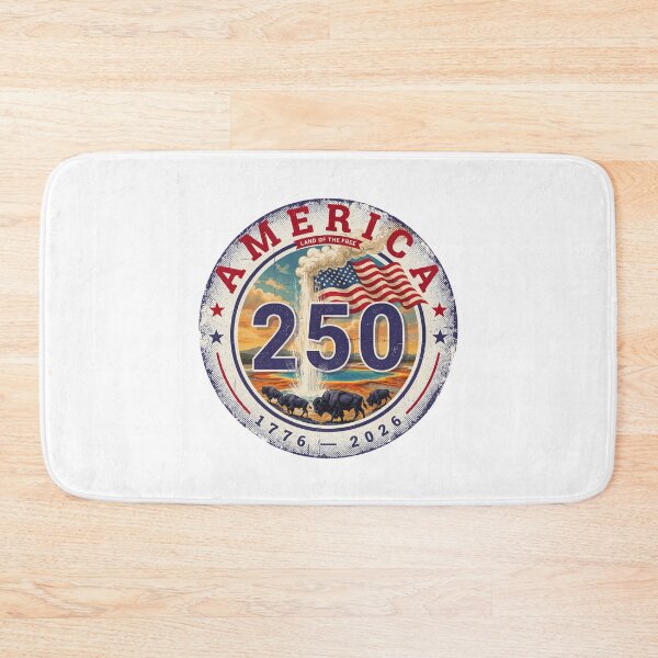 Item preview, America 250 Yellowstone Old Faithful 1776-2026 Vintage USA Tee v2 designed and sold by DarylWelsh2024.