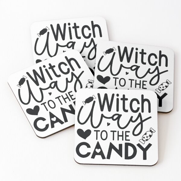 Item preview, Witch Way To The Candy - Retro Autumn Halloween Vibes Quotes Spooky designed and sold by FuzionRaptor.