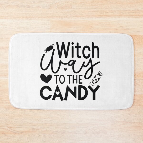 Item preview, Witch Way To The Candy - Retro Autumn Halloween Vibes Quotes Spooky designed and sold by FuzionRaptor.