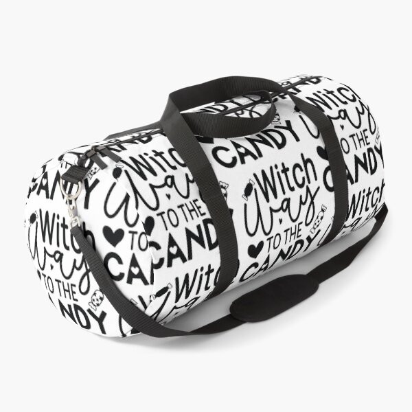 Item preview, Witch Way To The Candy - Retro Autumn Halloween Vibes Quotes Spooky designed and sold by FuzionRaptor.