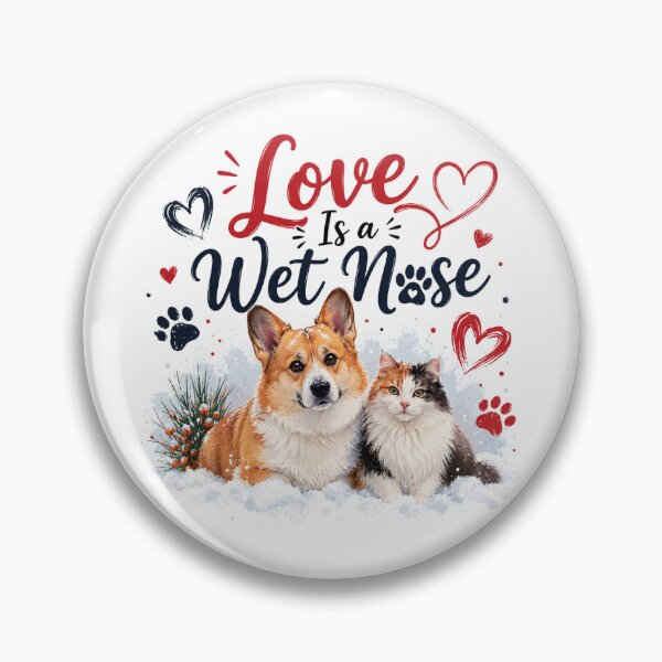 Item preview, Love Is a Wet Nose designed and sold by KrithigaArts.