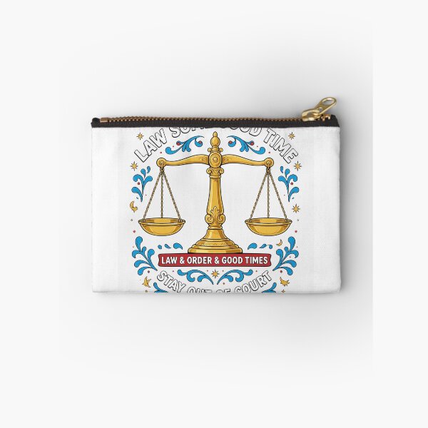 Item preview, Lawyer scales of justice with witty typography designed and sold by DVerse Studio.