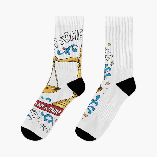 Item preview, Lawyer scales of justice with witty typography designed and sold by DVerse Studio.