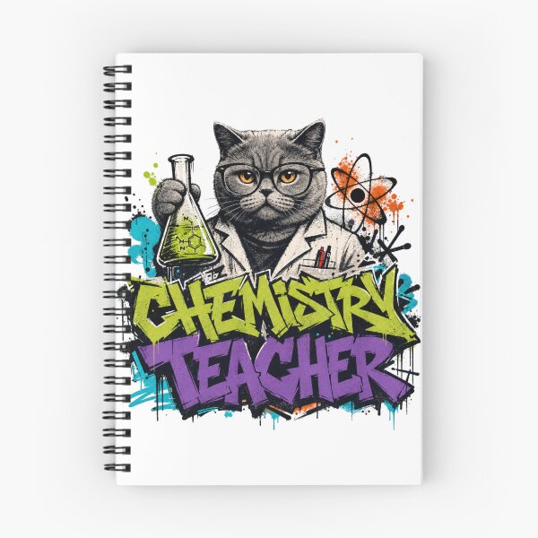 Item preview, Chemistry Teacher British Shorthair Cat  Graffiti Street Art T-Shirt | Funny Science Professor Cat STEM Teacher Gift designed and sold by illeN-Art-World.