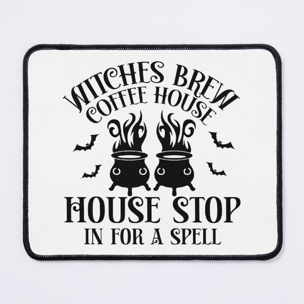 Item preview, Witches Brew Coffee House Stop In For A Spell - Autumn Halloween Vibes Quote designed and sold by FuzionRaptor.