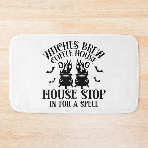 Item preview, Witches Brew Coffee House Stop In For A Spell - Autumn Halloween Vibes Quote designed and sold by FuzionRaptor.