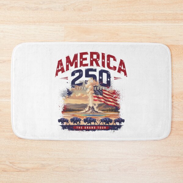 Item preview, America 250 Yellowstone Old Faithful 1776-2026 Vintage USA Tee v3 designed and sold by DarylWelsh2024.