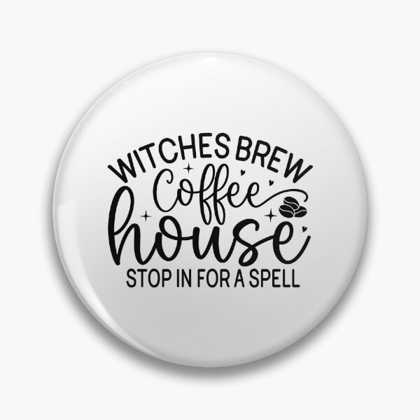 Item preview, Witches Brew Coffee House - Retro Autumn Halloween Vibes Quotes Spooky USA Apparel designed and sold by FuzionRaptor.