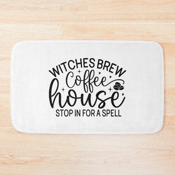 Item preview, Witches Brew Coffee House - Retro Autumn Halloween Vibes Quotes Spooky USA Apparel designed and sold by FuzionRaptor.
