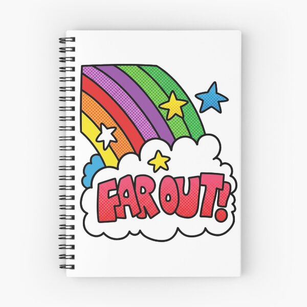 Item preview, Far Out Retro Rainbow Pop Art designed and sold by Deviant Logic Design.