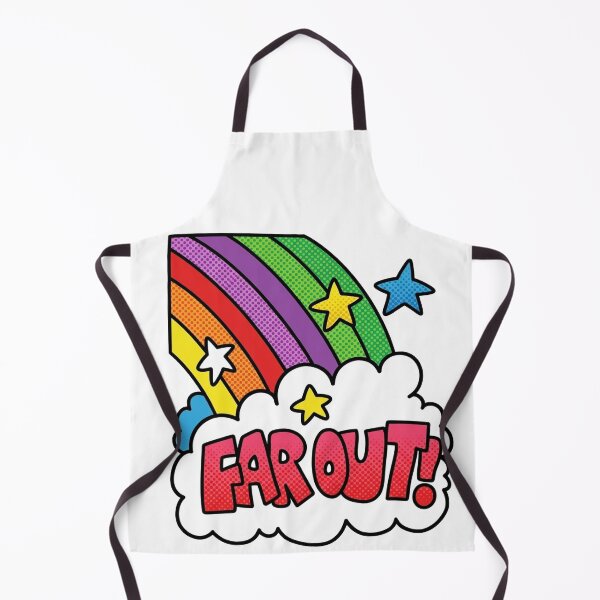 Item preview, Far Out Retro Rainbow Pop Art designed and sold by Deviant Logic Design.