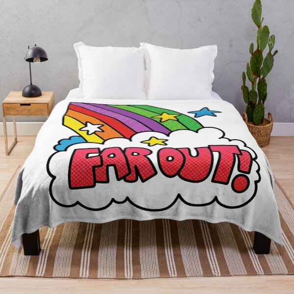 Item preview, Far Out Retro Rainbow Pop Art designed and sold by Deviant Logic Design.