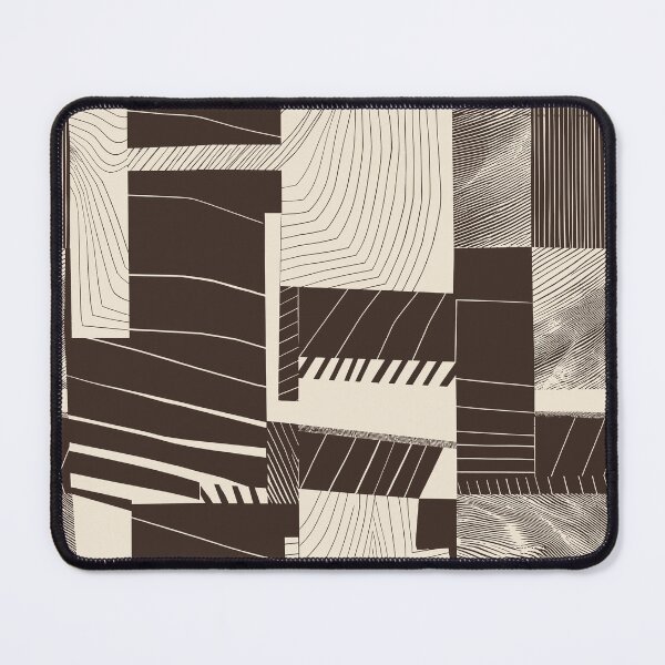 Item preview, Chocolate Brown Modern Abstract Geometric Pattern designed and sold by Aniko Tulipan.