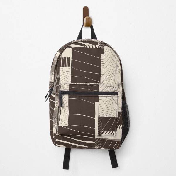 Item preview, Chocolate Brown Modern Abstract Geometric Pattern designed and sold by Aniko Tulipan.