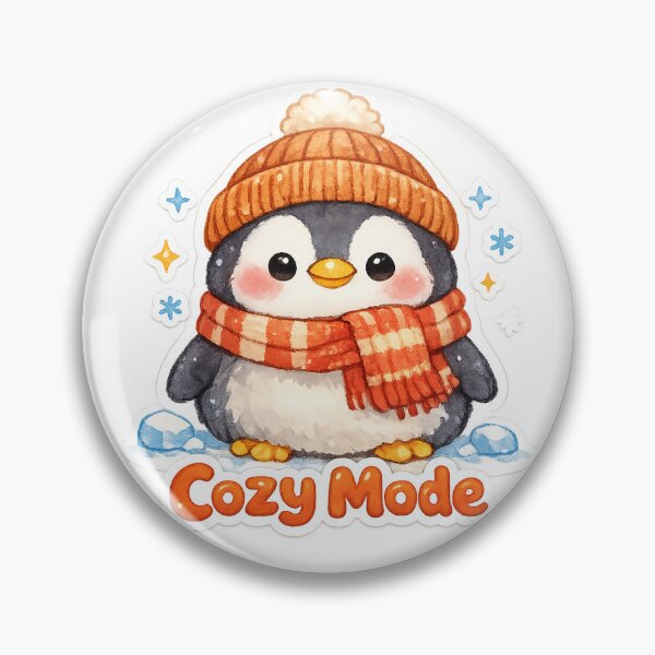 Item preview, Cozy mode - Penguin designed and sold by Krachtvanjehart.