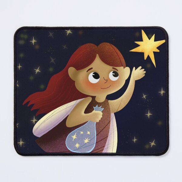 Item preview, Little Star Collector Fairy at Night designed and sold by Pryhozha.