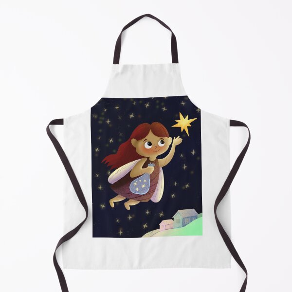 Item preview, Little Star Collector Fairy at Night designed and sold by Pryhozha.