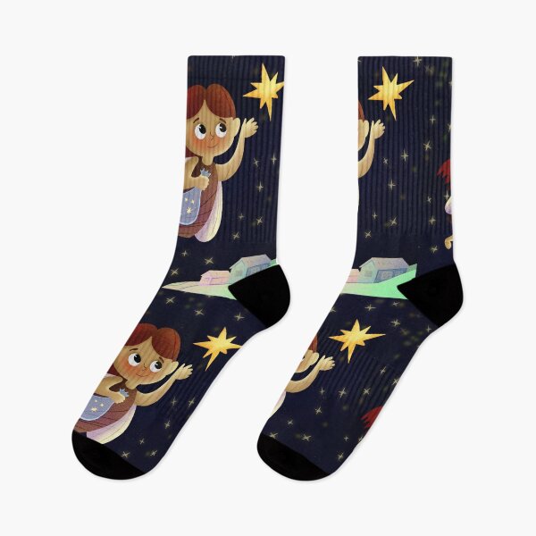Item preview, Little Star Collector Fairy at Night designed and sold by Pryhozha.