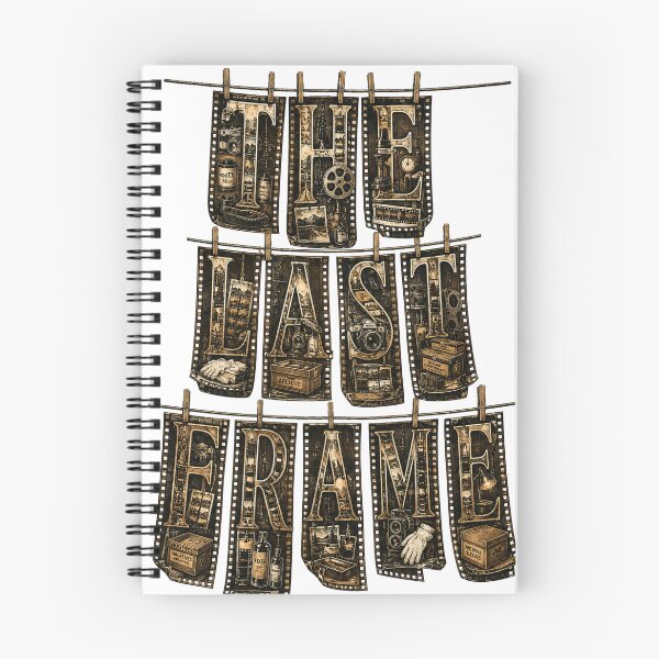 Item preview, The Last Frame | Hanging Negative Typography Design designed and sold by Golden Era Studio.