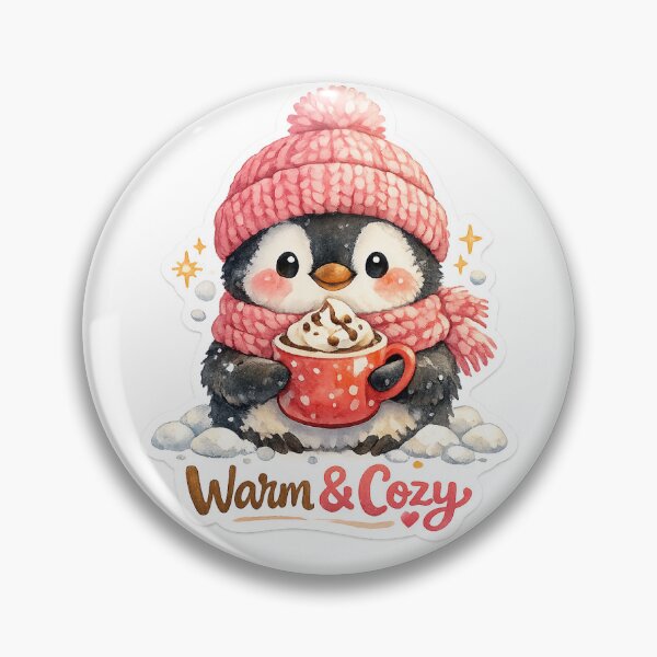 Item preview, Warm and cozy - penguin designed and sold by Krachtvanjehart.