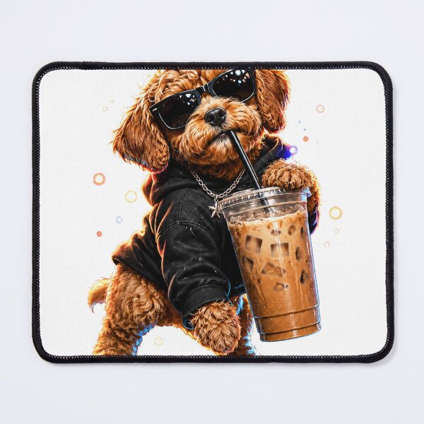 Item preview, poodle ice latte designed and sold by CoconutSportsCo.