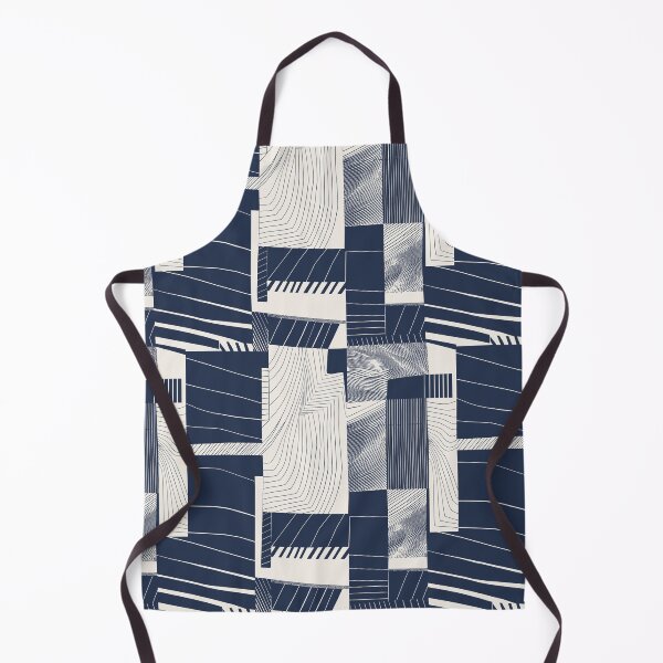 Item preview, Navy Blue Modern Abstract Geometric Pattern designed and sold by Aniko Tulipan.