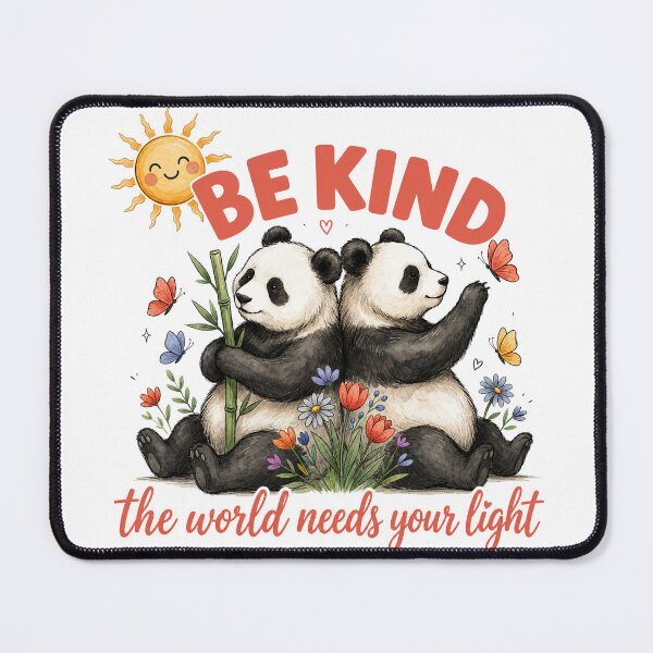 Item preview, Be Kind Pandas designed and sold by J-CCreations.