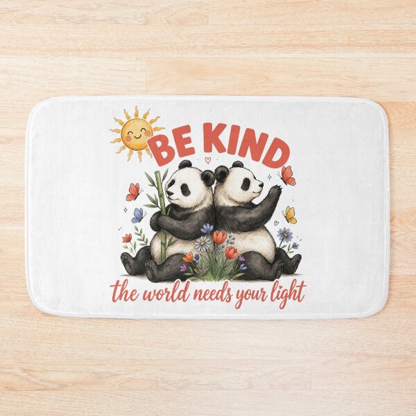 Item preview, Be Kind Pandas designed and sold by J-CCreations.