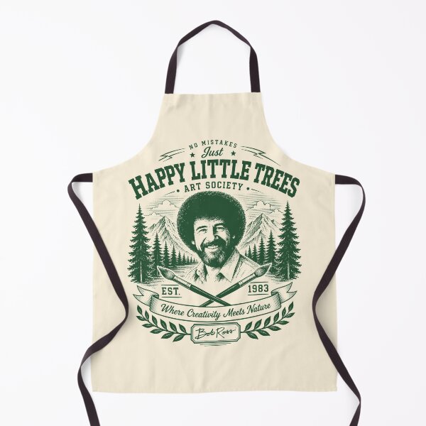 Item preview, Happy Little Trees Bob Ross Vintage Nature Engraving Art designed and sold by karamram.
