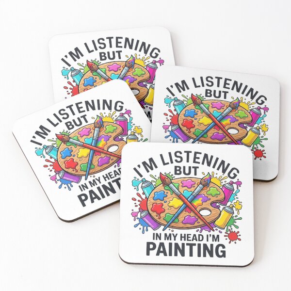 Item preview, I'm Listening But in My Head Im Painting Painter designed and sold by hemagamo.