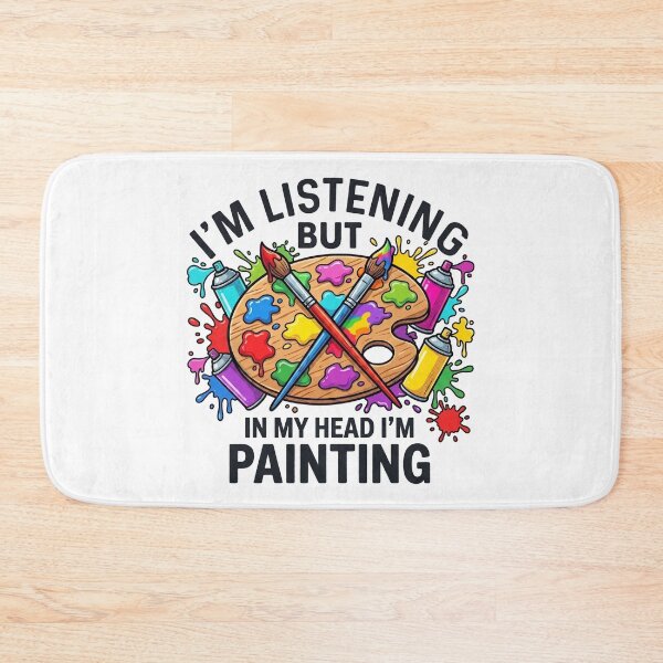 Item preview, I'm Listening But in My Head Im Painting Painter designed and sold by hemagamo.