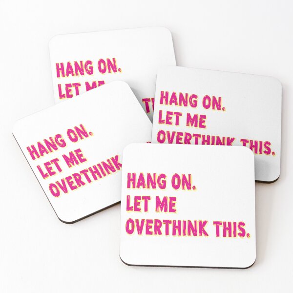 Item preview, Let me overthink this designed and sold by cesarshop.
