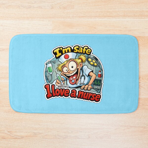 Item preview, I'm safe – I love a nurse. designed and sold by URBANEO.