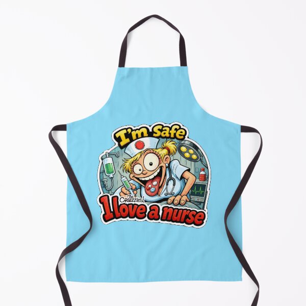 Item preview, I'm safe – I love a nurse. designed and sold by URBANEO.