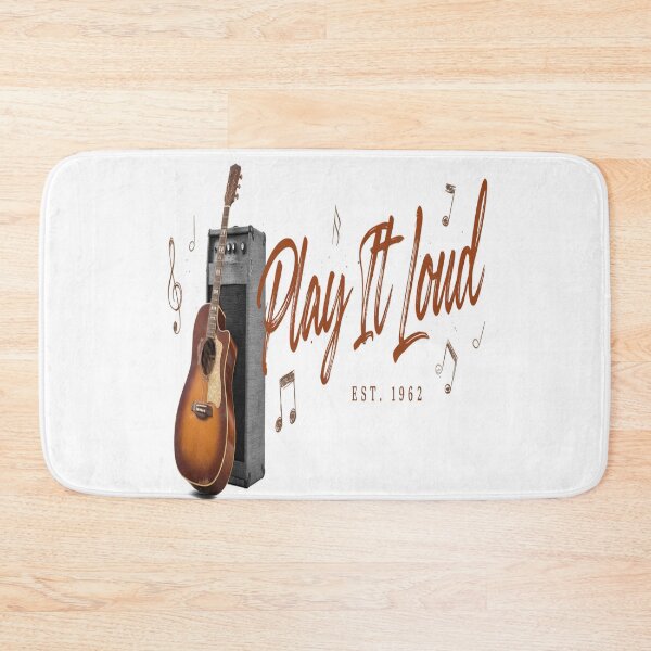 Item preview, Play It Loud – Vintage Acoustic Guitar Est 1962 Design designed and sold by Midnight Veil Designs.