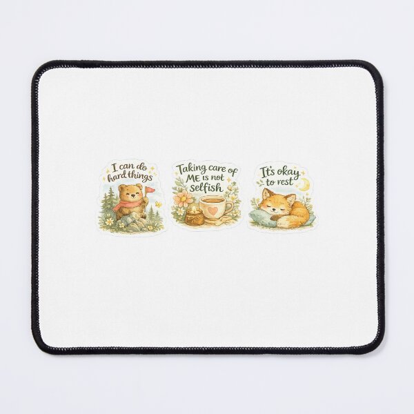 Item preview, Set of three stickers - selfcare designed and sold by Krachtvanjehart.