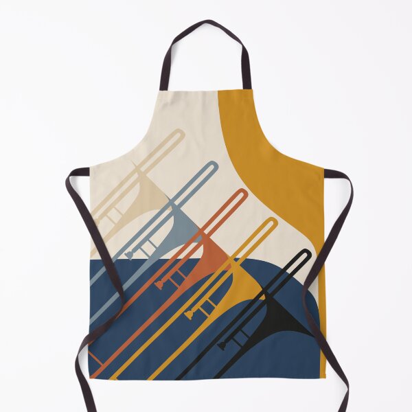 Item preview, Minimalist Trombone Harmony | Mid-Century Modern Jazz Art | Bauhaus Brass Instrument Print | Abstract Music Decor designed and sold by Studio pod Burom.