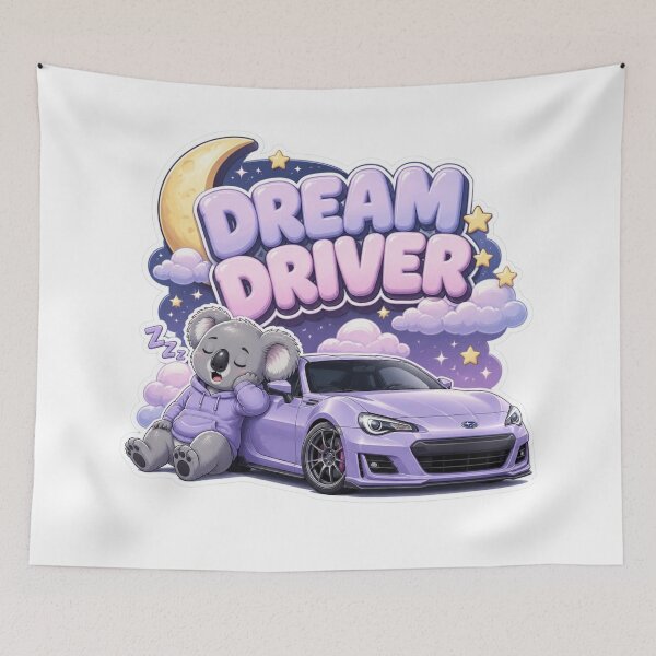 Item preview, Dream Driver Cute Racing Mascot PNG | Kawaii Sports Car Sticker | Original Character Streetwear Graphic designed and sold by Stylestickers55.