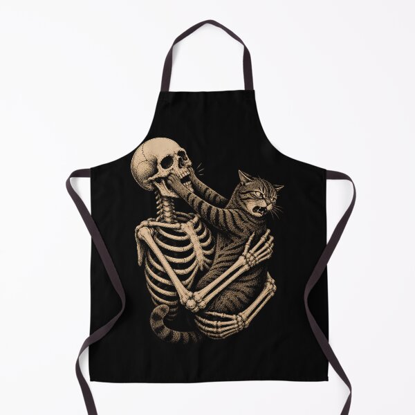 Item preview, Skeleton and Cat Embrace Design Halloween designed and sold by rafaeltto.