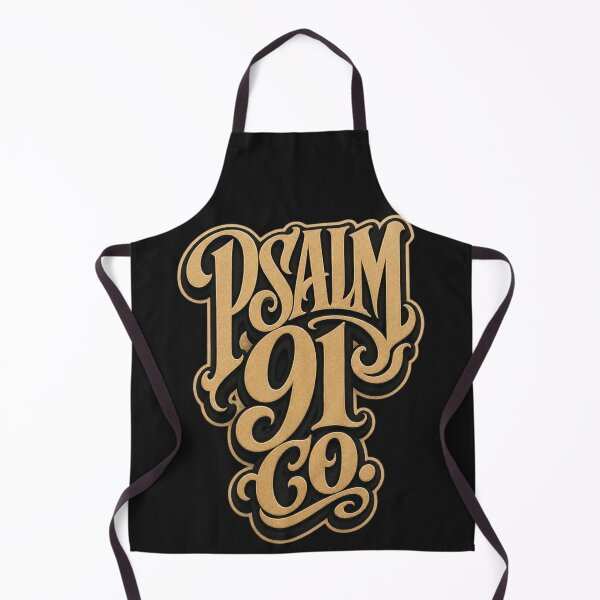 Item preview, Psalm 91 Ornate Scripture Layered Typography designed and sold by Tsugraf Designs.