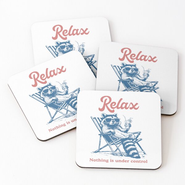 Item preview, Relax Nothing is Under Control Raccoon designed and sold by nosu-art-pod.
