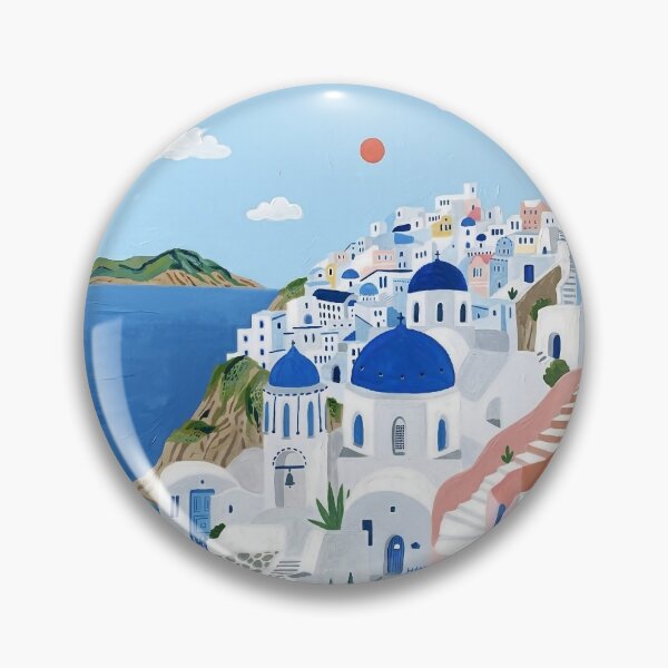 Item preview, Santorini - Greece designed and sold by POSTERIOCREW.