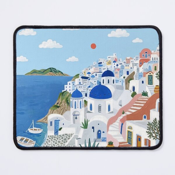 Item preview, Santorini - Greece designed and sold by POSTERIOCREW.