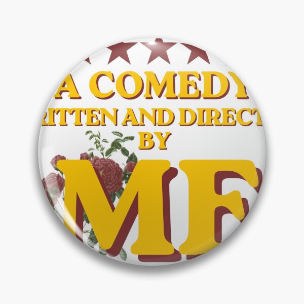 Item preview, "A Comedy" Written and Directed by Me | Funny Movie Quote Retro Typography designed and sold by Gingergarlic.