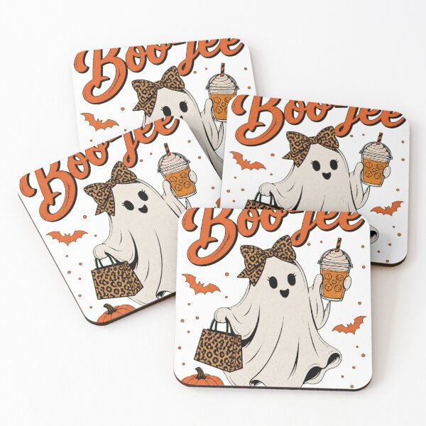 Item preview, Boo-jee Leopard Ghost with Iced Coffee designed and sold by KireVeronica.