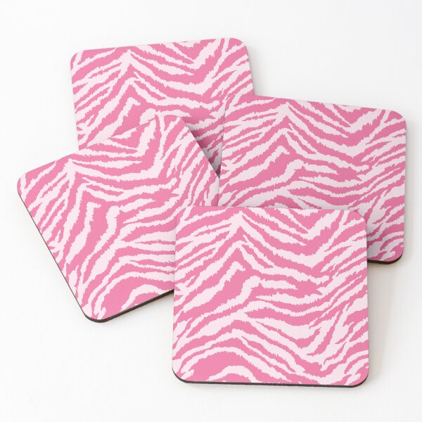Item preview, Tiger Stripe Pattern | Kawaii Pink Animal Print designed and sold by The High Hippo.