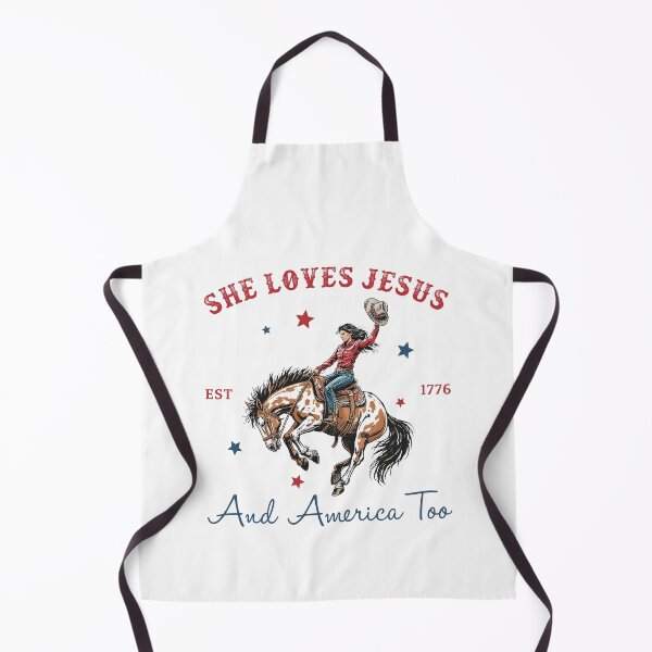 Item preview, She Loves Jesus and America Too Retro designed and sold by nosu-art-pod.