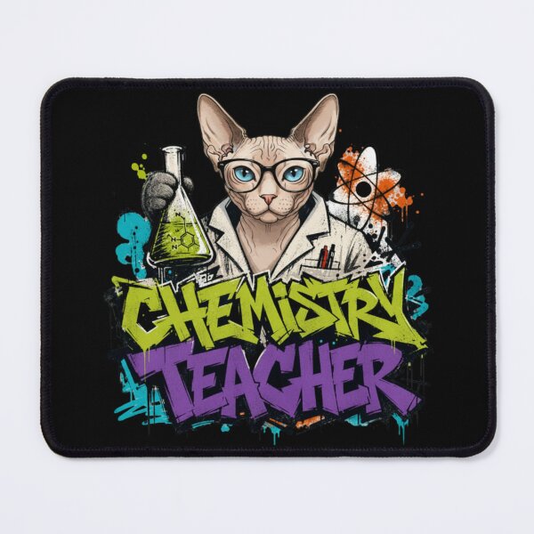 Item preview, Copy of Chemistry Teacher Sphynx Cat Graffiti Street Art T-Shirt | Funny Science Professor Cat STEM Teacher Gift designed and sold by illeN-Art-World.